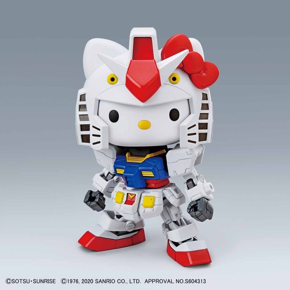 萬代 SD鋼彈 BB戰士 SDEX EX-STANDARD 凱蒂貓 Hello Kitty RX-78-2 初代鋼彈-細節圖5