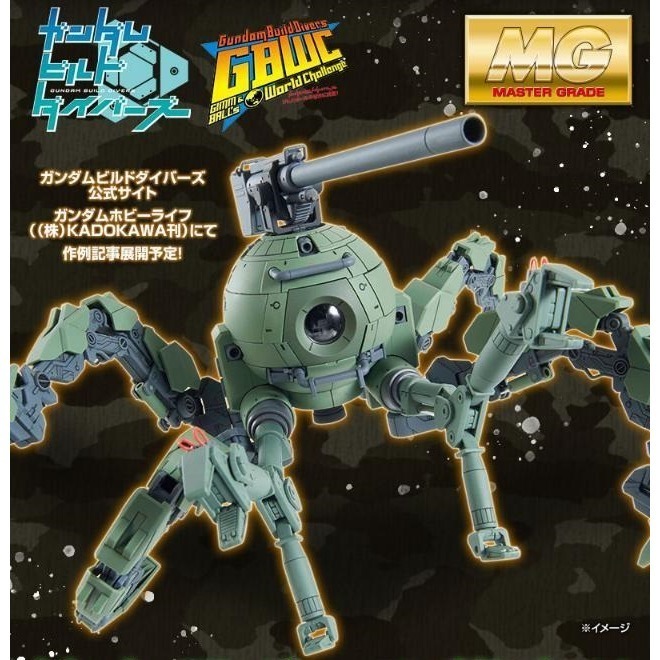 萬代 鋼彈創鬥者 MG 1/100 多足型鋼球 多足鋼球 蜘蛛鋼球 鋼球 多腳球艇 球艇 Ball-細節圖2