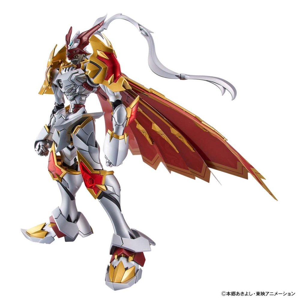 萬代 Figure-rise Standard FRS 數碼寶貝 紅蓮騎士獸 公爵獸 聖槍 聖盾 增幅版 皇家騎士團-細節圖7