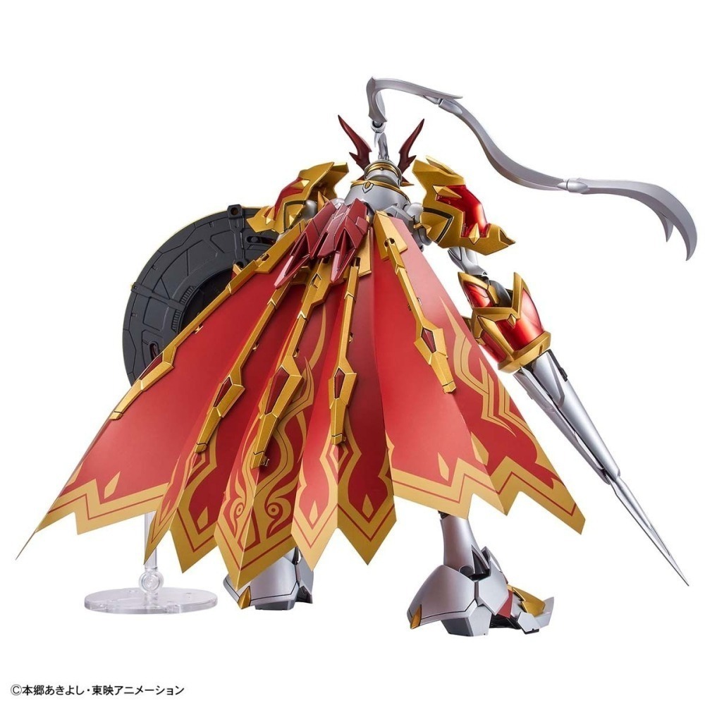 萬代 Figure-rise Standard FRS 數碼寶貝 紅蓮騎士獸 公爵獸 聖槍 聖盾 增幅版 皇家騎士團-細節圖4