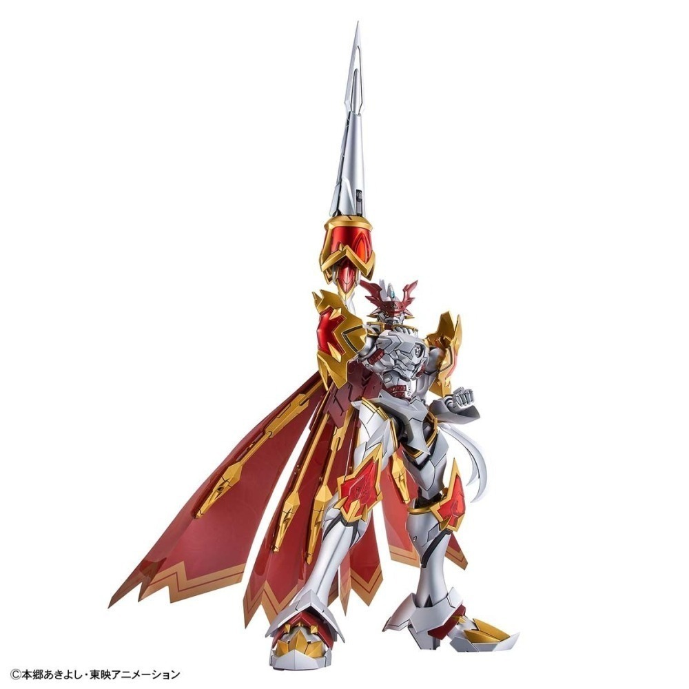 萬代 Figure-rise Standard FRS 數碼寶貝 紅蓮騎士獸 公爵獸 聖槍 聖盾 增幅版 皇家騎士團-細節圖5