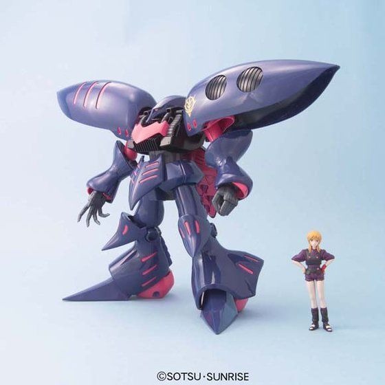 萬代 鋼彈ZZ MG 1/100 丘貝雷 紫色機 艾露比·普露 普露 Qubeley MK-II PLE 邱貝雷-細節圖5