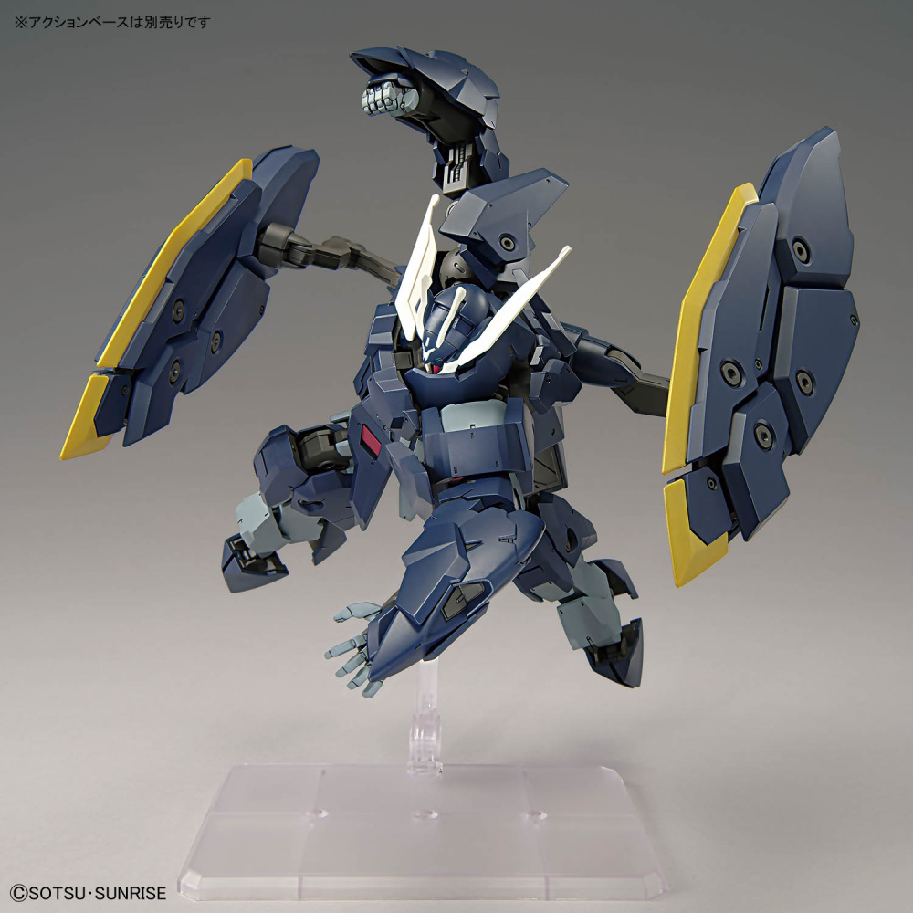 萬代 鐵血的孤兒 HG IBO 1/144 047 悟魔鋼彈 悟魔 盾鉗 鋼彈骨架 伊舒家 七星勢力-細節圖5