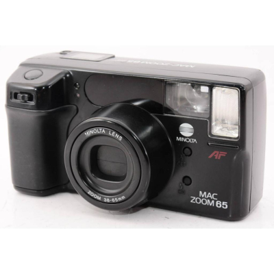 【兔子棒棒相機店】MINOLTA MAC-ZOOM 65 QUARTZ DATE 底片相機 (附底片一捲+手腕帶+電池)