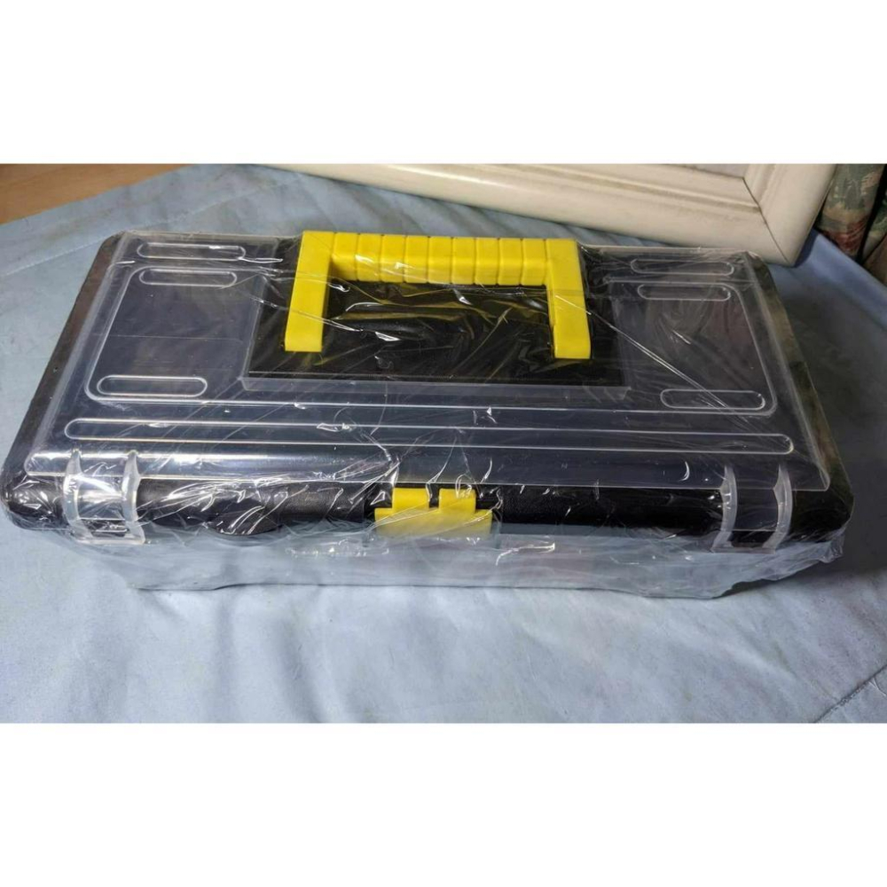 工具箱多功能收納盒 塑料手提式五金電工箱  釣魚工具箱 單層 12英吋 尺吋30*15.5*11.5cm-細節圖2