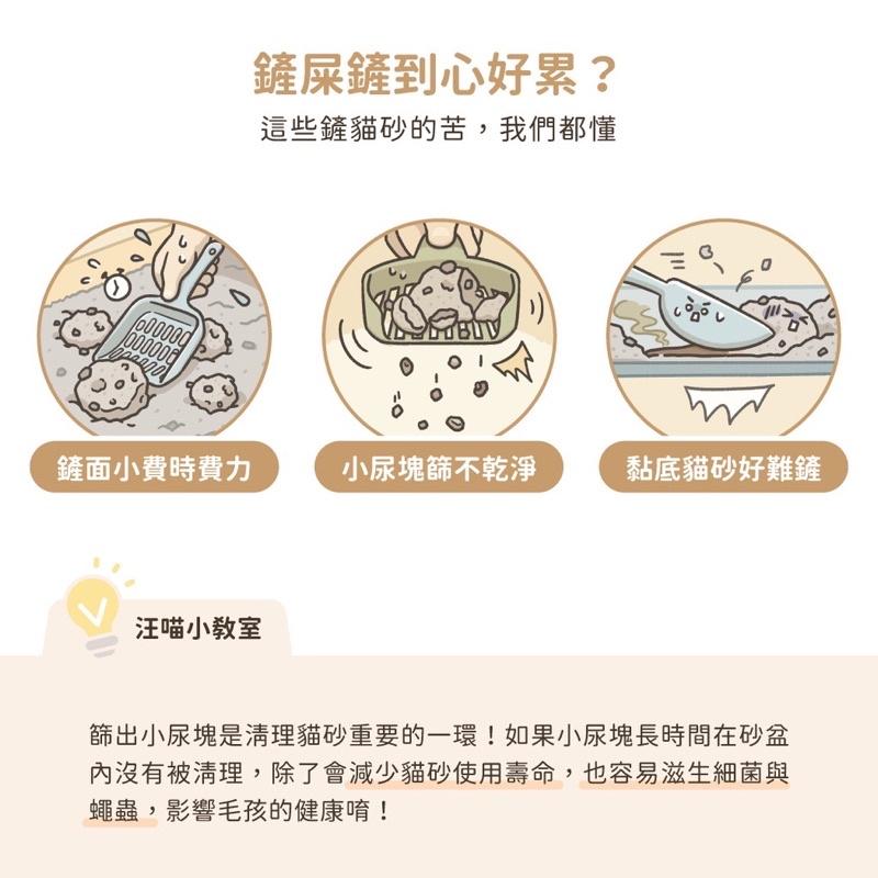 現貨 汪喵星球 專利 8 字快篩貓砂鏟 砂鏟 貓砂鏟-細節圖6