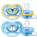 [現貨速出] PHILIPS AVENT6-18m 18m+ ✨Ultra Air &Soft✨超透氣矽膠安撫奶嘴兩入組-規格圖2