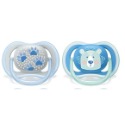 [現貨速出] PHILIPS AVENT6-18m 18m+ ✨Ultra Air &Soft✨超透氣矽膠安撫奶嘴兩入組-規格圖2