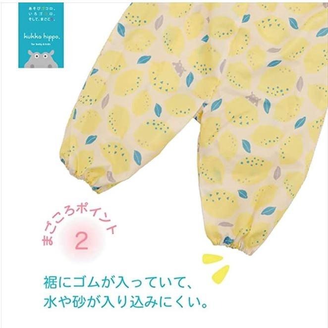 現貨速出【日雜kukka hippo】 - 幼童遊戲服/玩沙衣/雪場服/雨衣/畫畫衣(含收納袋-細節圖5
