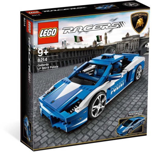 (已絕版)(台樂貨)LEGO 樂高 8214 藍寶堅尼 Gallardo Lp 560-4 Polizia【現貨】