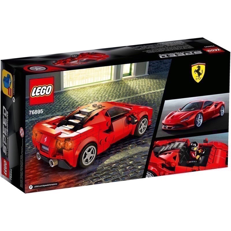 (已絕版)Lego 樂高 76895 賽車系列 法拉利 Ferrari F8 Tributo 全新未拆 【現貨不用等】-細節圖2