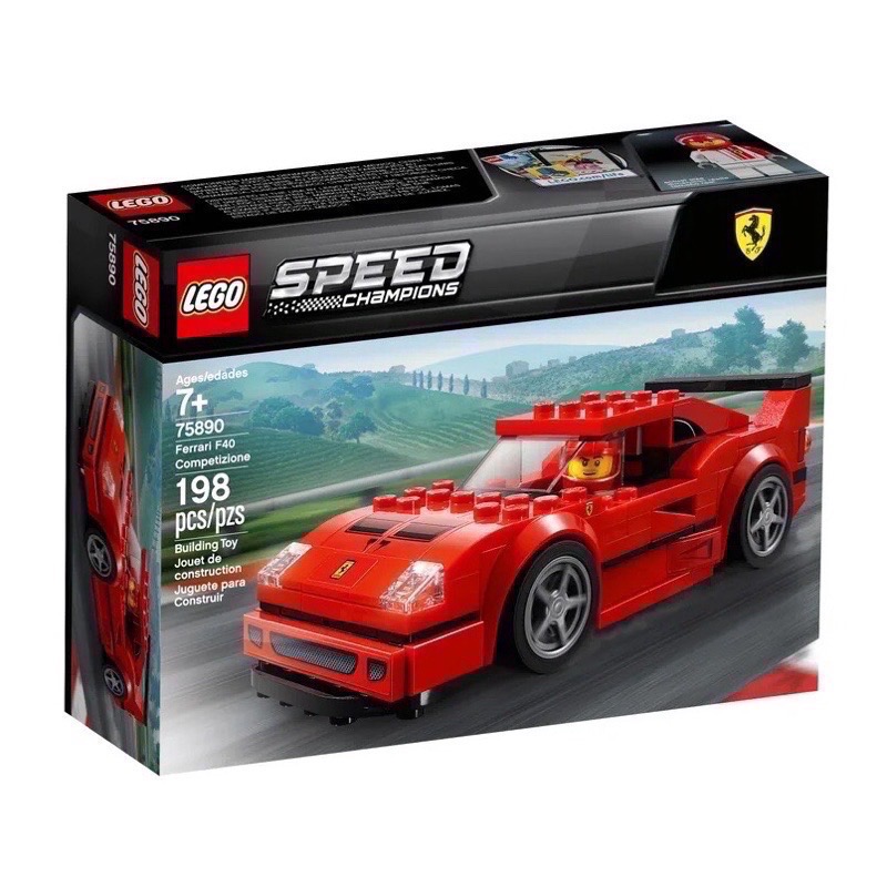 (已絕版)樂高 LEGO 75890 法拉利 Ferrari F40 Competizione 速度冠軍【現貨】