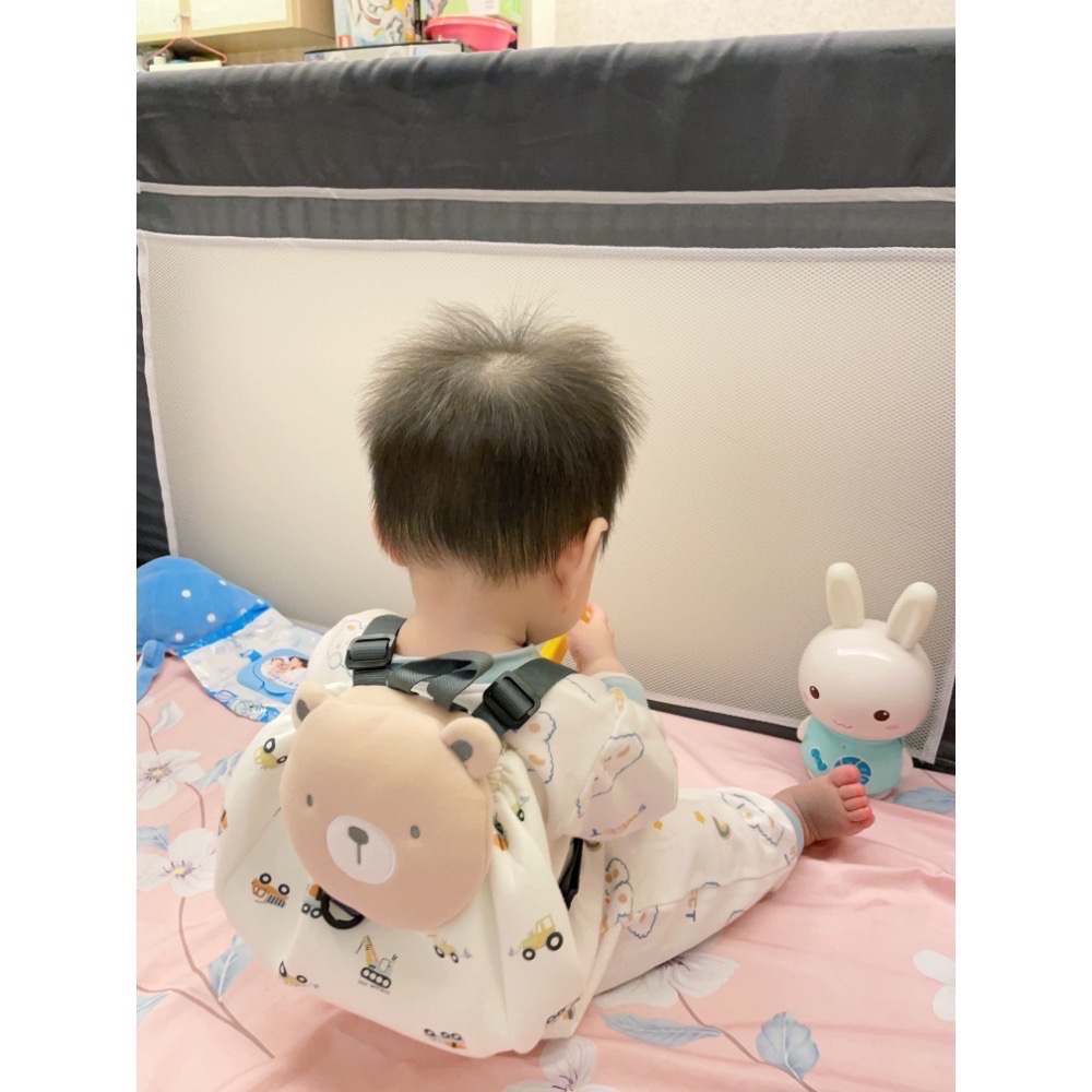 麗嬰房-(全新未拆)嬰童立體熊熊防走失包-細節圖2