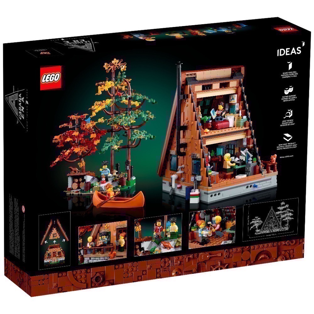 LEGO 樂高 21338 A字形小屋 樂高IDEAS系列【現貨】-細節圖2