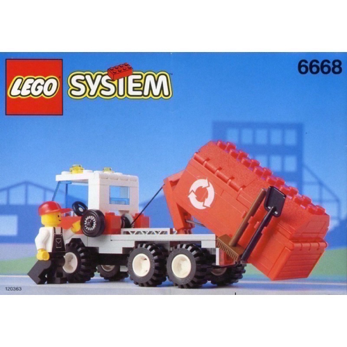 (已絕版)LEGO 6668 樂高 城市 勾臂式回收車【現貨】