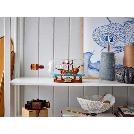 (已絕版)LEGO 樂高 92177 Ideas系列 瓶中船 (21313)-細節圖5