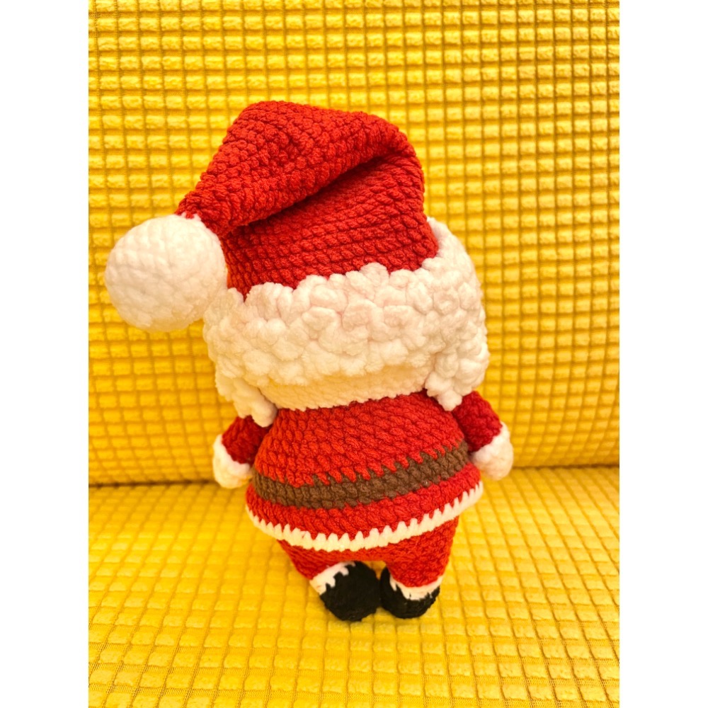 手工編織 毛線 聖誕老公公 娃娃 聖誕節禮物【現貨】-細節圖4