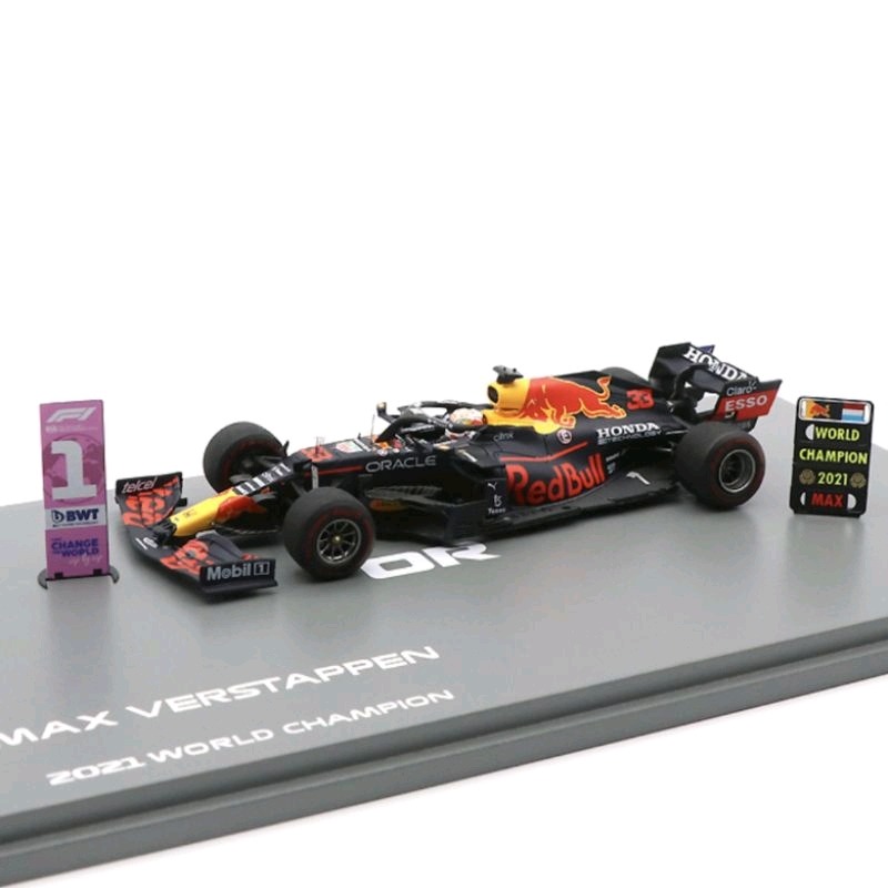 2021 Max Verstappen F1世界冠軍 1：43模型車-細節圖4