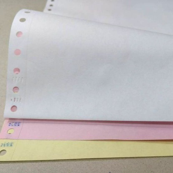 （含稅附發票）電腦報表紙  3P 中一刀 80行  9.5*11 3P 中一刀  白紅黃 全張 雙切 連續報表紙-細節圖2