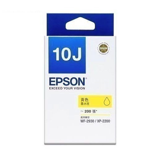 [含稅/現貨]  EPSON 10J 原廠 黑色 T10J150 藍紅黃色 墨水匣 XP-2200 WF-2930-細節圖7