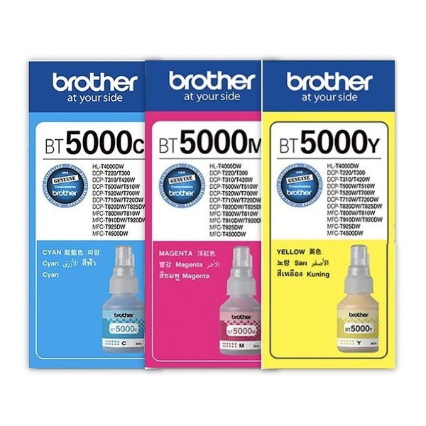 （含稅）Brother BTD60BK 黑色 BT5000C 藍色 BT5000M紅色 BT5000Y黃色 原廠墨水匣-細節圖3