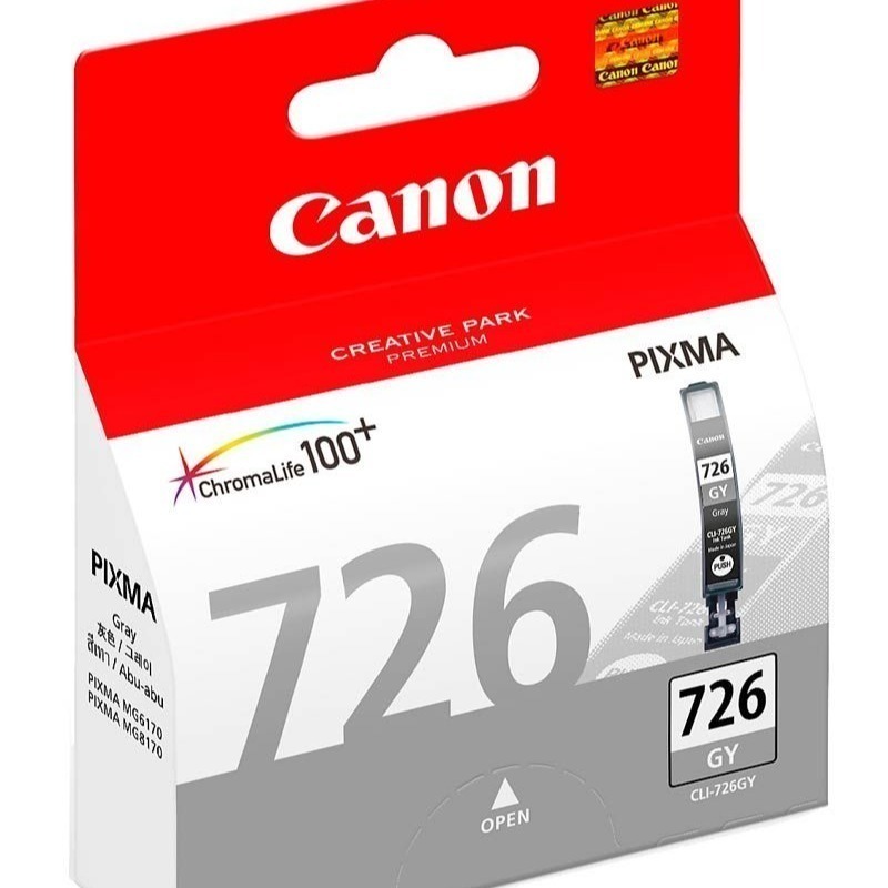 含稅 Canon PGI-725 PGBK 黑色 CLI-726BK C M Y 淡黑 藍色 紅色 黃色 原廠墨水匣-細節圖9