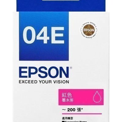 [含稅/現貨]  EPSON 04E 原廠墨水匣 黑色 藍色 紅色 黃色   XP-2101 WF-2831 T04E-細節圖5