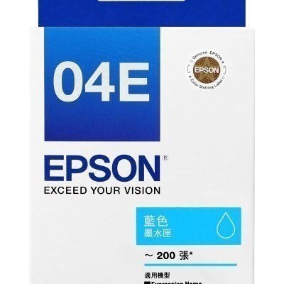 (含稅,現貨) EPSON 04E 黑色 藍色 紅色 黃色 原廠墨水匣 XP-2101 WF-2831 T04E-細節圖4