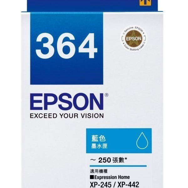 （含稅）EPSON 364/T364系列原廠墨水匣，機型 XP-245/XP-442-細節圖5