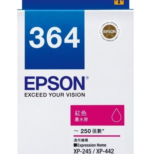 （含稅）EPSON 364/T364系列原廠墨水匣，機型 XP-245/XP-442-細節圖6