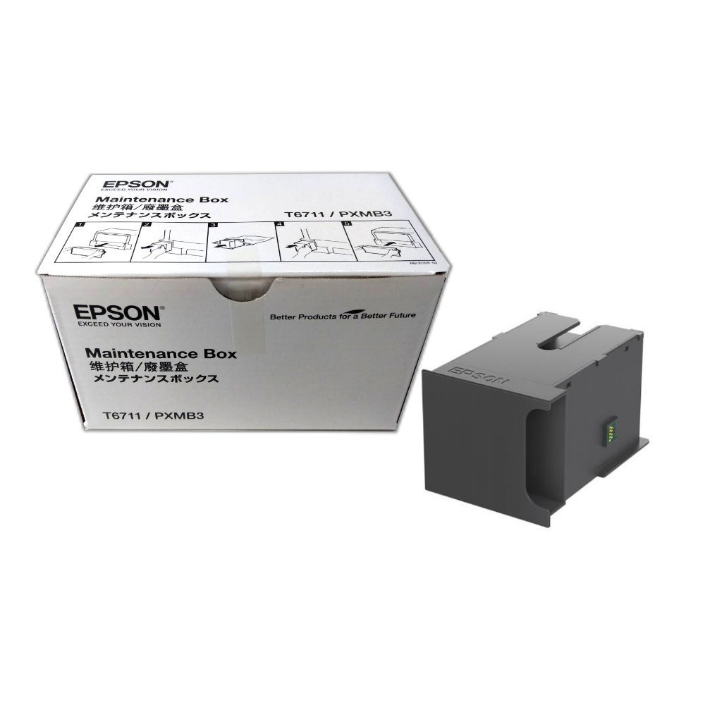 [含稅/現貨]  EPSON  T6711 原廠廢墨收集盒， L1455/WF-7111/WF-7611-細節圖4