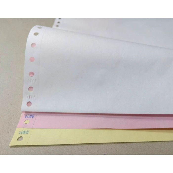 (含稅/免運費) 電腦報表紙  3P 中一刀 9.5*11 中一刀 白紅黃 全張 雙切 連續報表紙 400大份/箱-細節圖2
