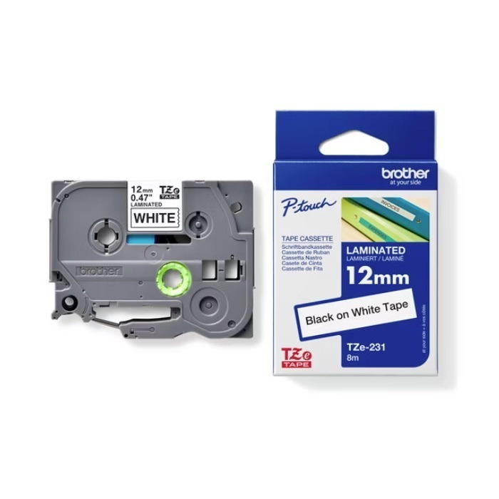 含稅 brother 12mm 原廠標籤帶 護貝標籤帶 TZe-131 TZe-231 TZe-431 TZe-531-規格圖4