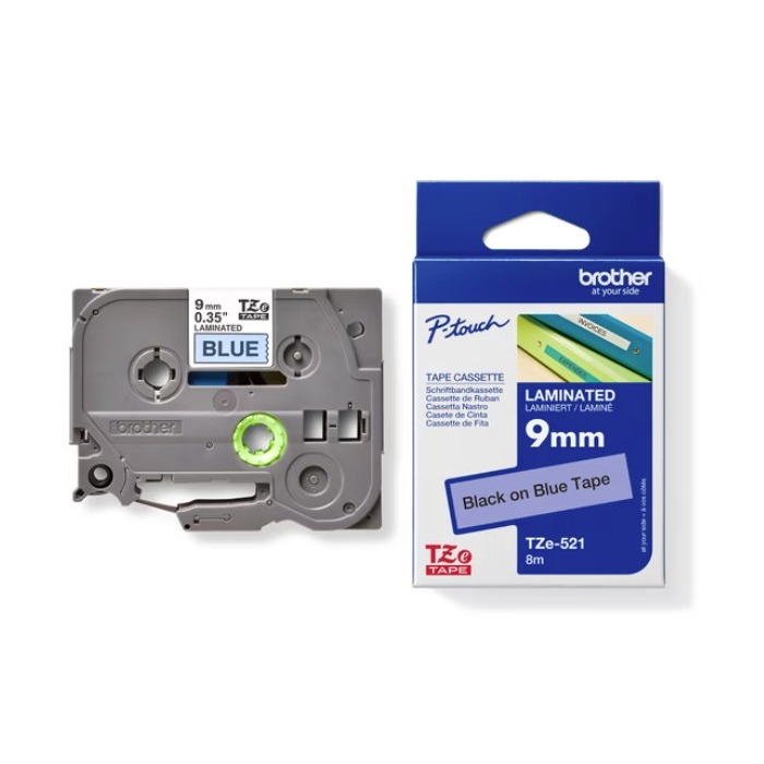 ●9mm TZe-521 藍底黑字