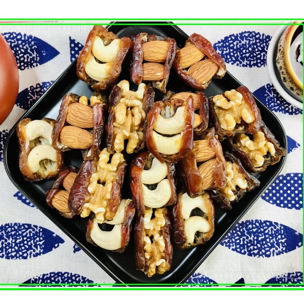 無花果核桃-椰棗核桃-紅棗核桃 –椰棗腰果-椰棗杏仁果 【迪化街門市火速出貨】-細節圖5