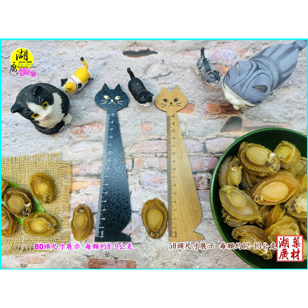 鮑魚 鮑魚乾 80頭與50頭【小量賣場】 日本工法曬製 鮮美甜 晶瑩剔透  吉品鮑 扎實 沉重 亮麗 迪化街門市火速出貨-細節圖8