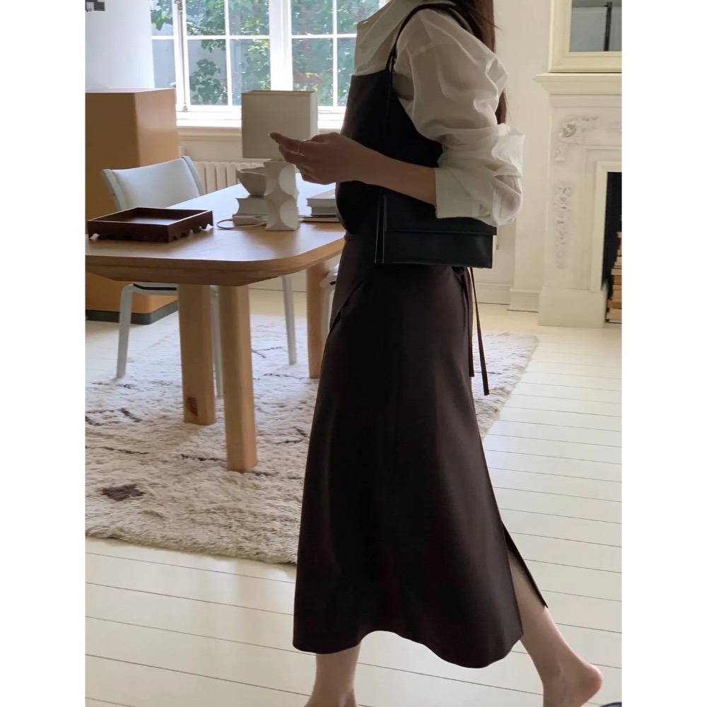 ｜現貨在台｜正韓世恩家現貨高級細肩帶洋裝-細節圖4