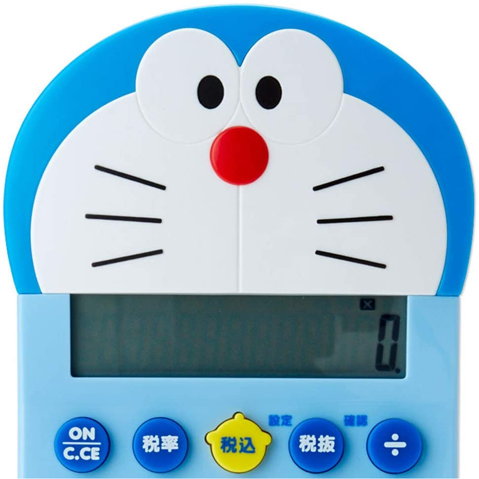 日本正版 哆啦a夢 12位元 計算機 太陽能 電卓 小叮噹 哆拉美 Doraemon 文具 《樂添購》-細節圖3