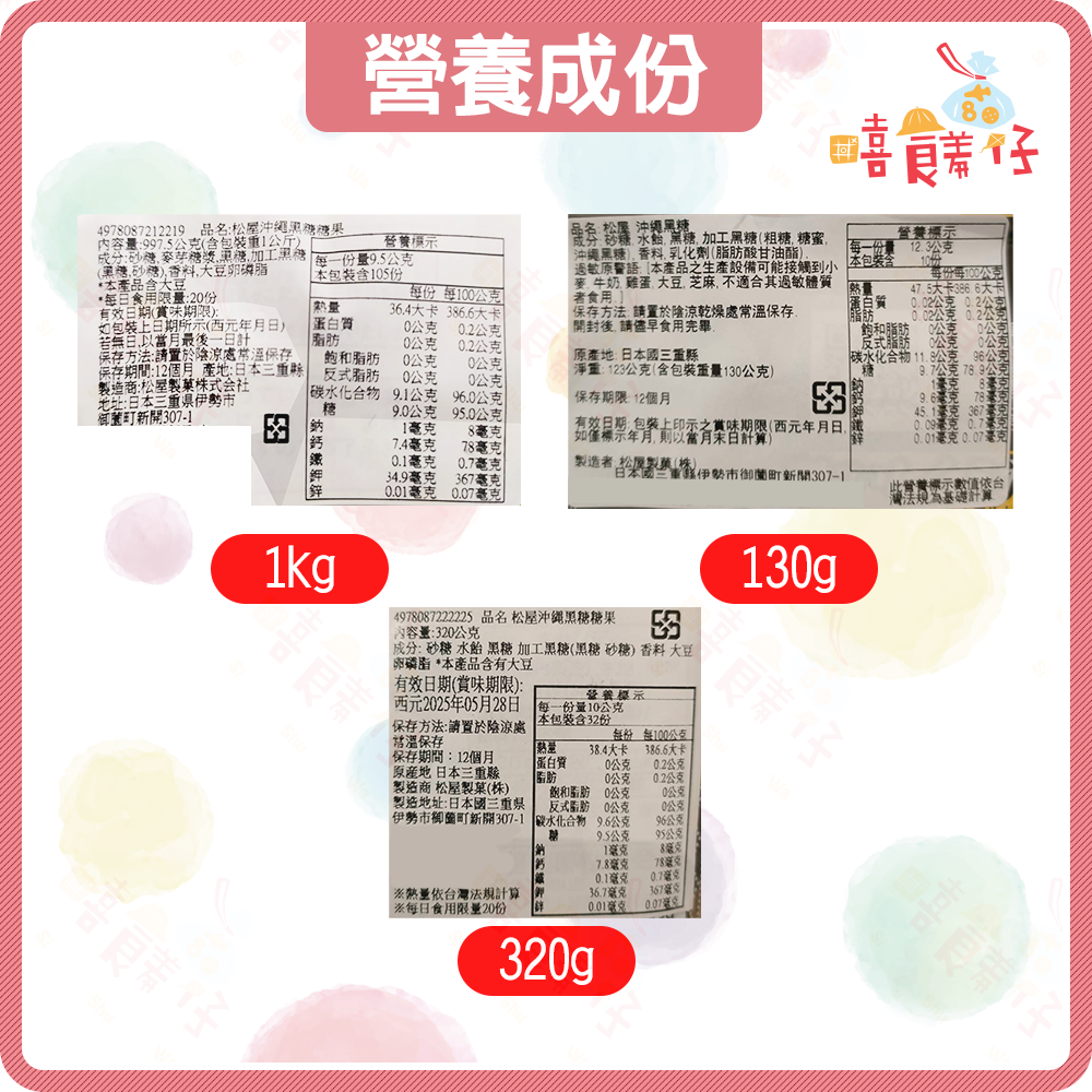 【嘻饈仔現貨】松屋製菓 沖繩黑糖 沖繩生黑飴 生黑糖 沖繩特產 沖繩名產 黑糖 日本進口 零食 糖果 硬糖-細節圖4