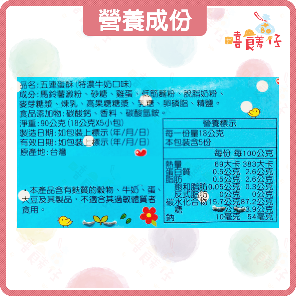 【嘻饈仔現貨】三立製菓 五連蜂蜜蛋酥 五連牛奶蛋酥 幼兒蛋酥90g 台灣三立五連串串包 寶寶小饅頭蛋酥 嬰幼兒餅乾-細節圖4