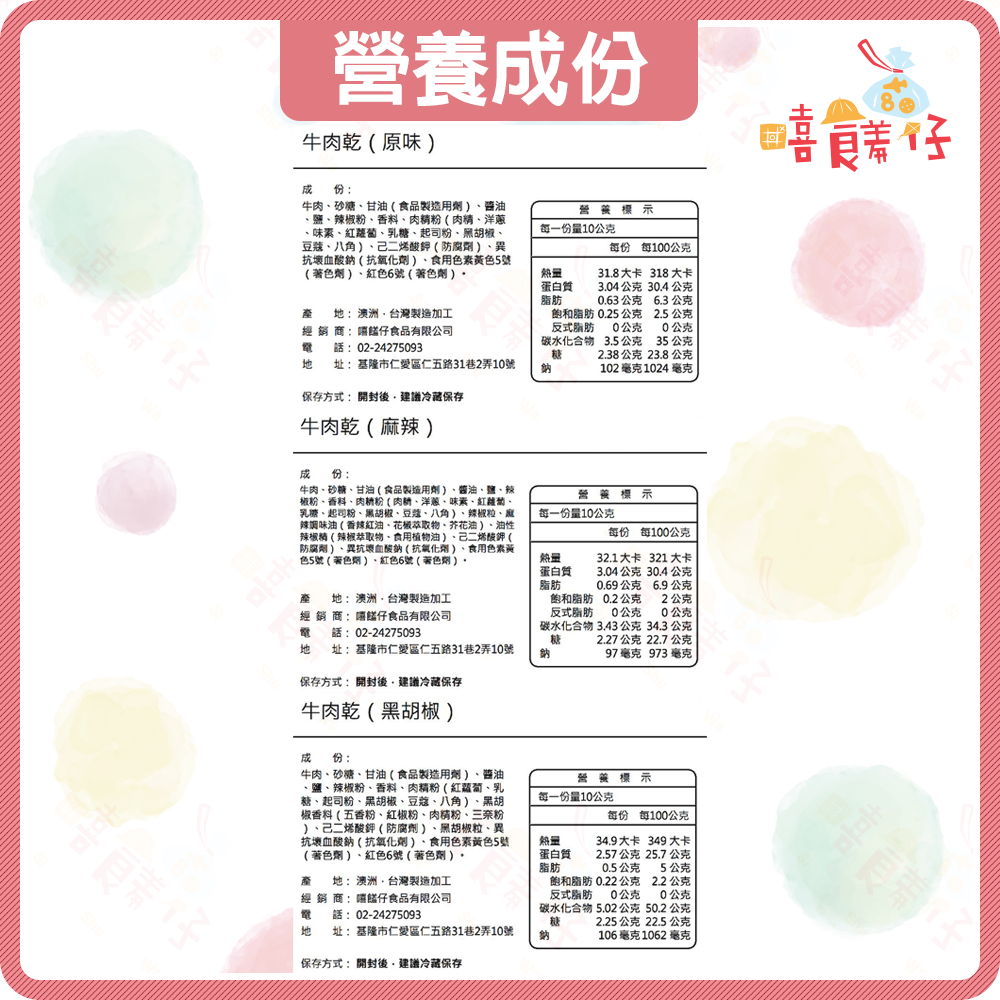 【嘻饈仔現貨】🥩 澳洲特級牛肉乾 (原味五香/黑胡椒/麻辣口味) 軟嫩不乾柴 團購美食 下酒菜首選 年貨首選 零食-細節圖4