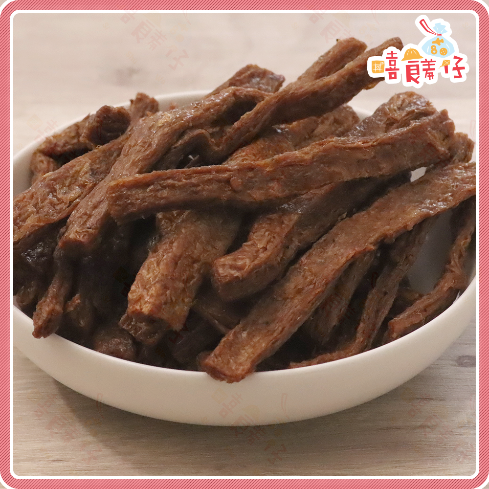 【嘻饈仔現貨】原味素蹄筋 素條子 素豆干 素肉乾 素肉條 全素零食 古早味零食-細節圖2