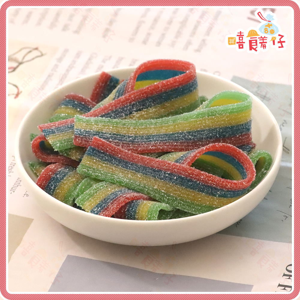 【嘻饈仔現貨】小熊QQ軟糖 可樂軟糖 圈圈軟糖 彩虹蟲蟲軟糖 荷包蛋軟糖 香蕉軟糖 覆盆莓子軟糖 酸帶軟糖 糖果 零食-細節圖9