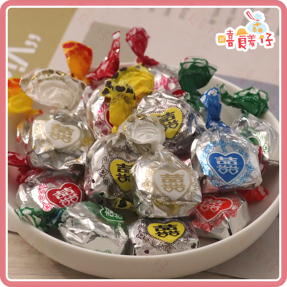 【嘻饈仔現貨】💖情人糖 古早味喜糖 婚禮小物糖果 宴客 懷舊硬糖 復古零食 傳統零食-細節圖2