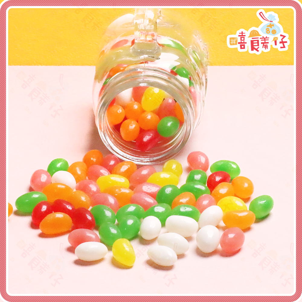 【嘻饈仔現貨】雷根糖 吉利豆 脆皮水果軟糖 彩色糖豆 多旺彩糖 豆豆糖 聖誕節 生日派對 婚禮小物 零食-細節圖3