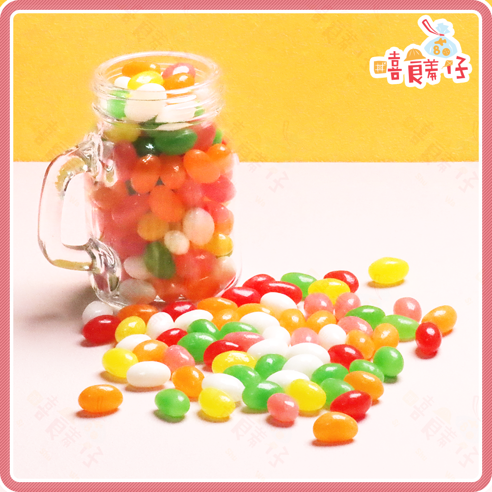 【嘻饈仔現貨】雷根糖 吉利豆 脆皮水果軟糖 彩色糖豆 多旺彩糖 豆豆糖 聖誕節 生日派對 婚禮小物 零食-細節圖4