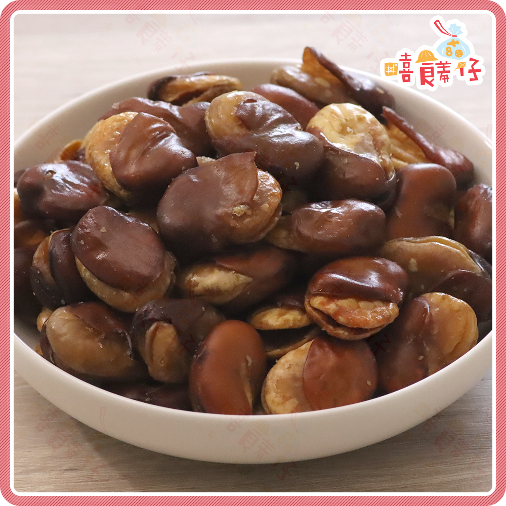 【嘻饈仔現貨】每一口都酥脆！蒜香蠶豆酥 蓮花豆 田豆酥 下酒菜 追劇零食 堅果 古早味零食-細節圖2