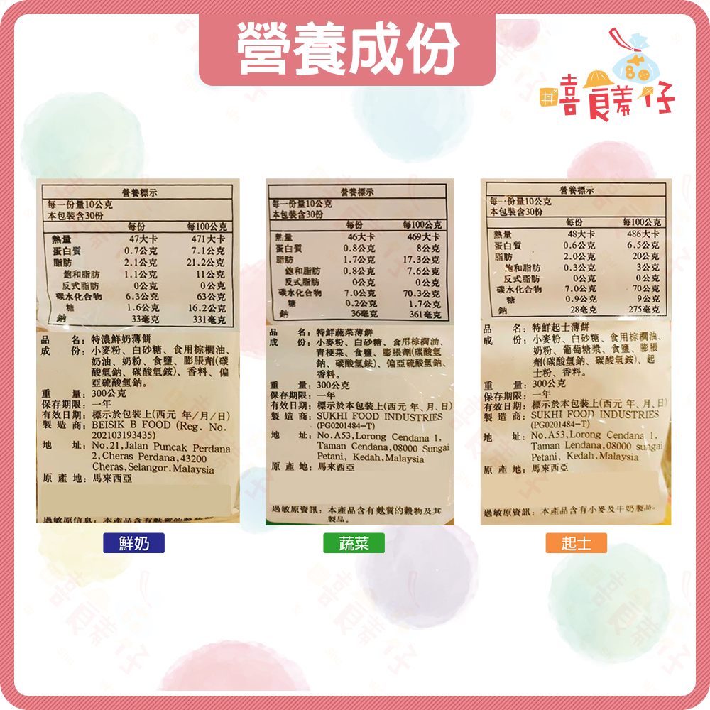 【嘻饈仔現貨】新世紀特鮮餅乾 蔬菜薄餅 特鮮起士薄餅 牛奶薄餅 鮮奶薄餅 薄脆餅乾 薯片餅乾 異國零食 餅乾-細節圖5