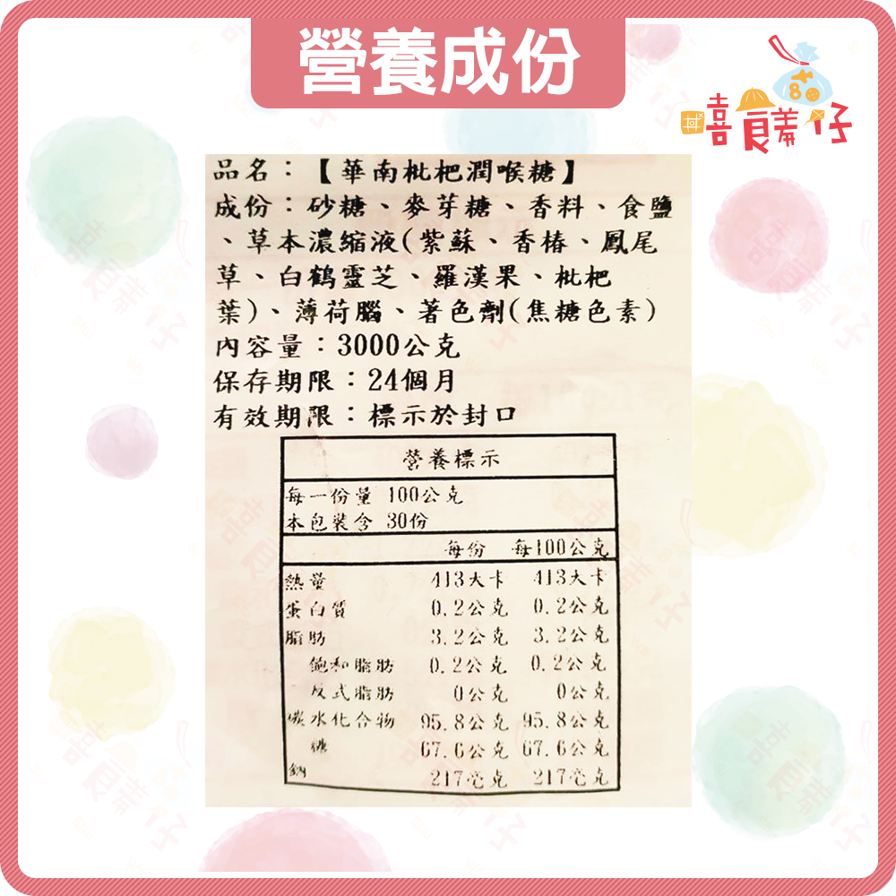 【嘻饈仔現貨】華南枇杷糖潤喉糖 喉糖 草本 羅漢果潤喉糖 涼糖 薄荷糖 硬糖 潤喉 生津止渴 羅漢果 甘草喉糖 零食-細節圖4