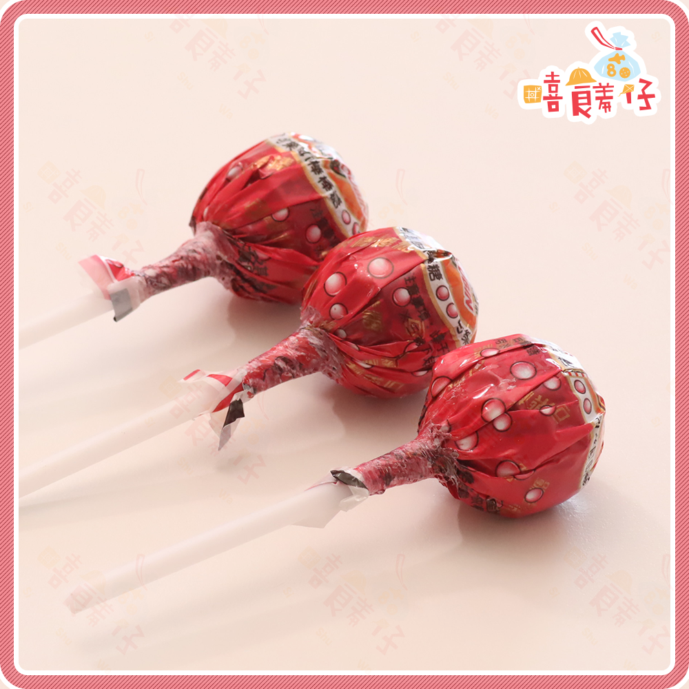 【嘻饈仔現貨】友賓綜合水果棒棒糖  迷你棒棒糖 三太子棒棒糖 草莓檸檬葡萄鳳梨可樂 生日分享 糖果 古早味零食-細節圖4